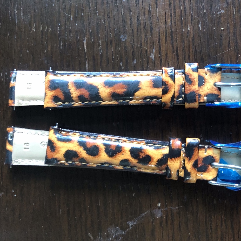 Michele Leather Watch Band New $75 each